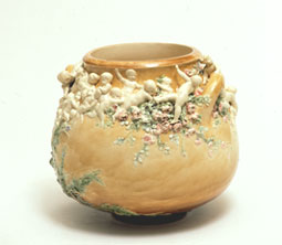 Pair of Ceramic Jardinieres by Carrier Belleuse